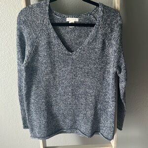 Light blue/ gray white sweater